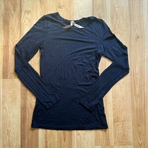 Natural Life Navy Long Sleeve T-Shirt Size L